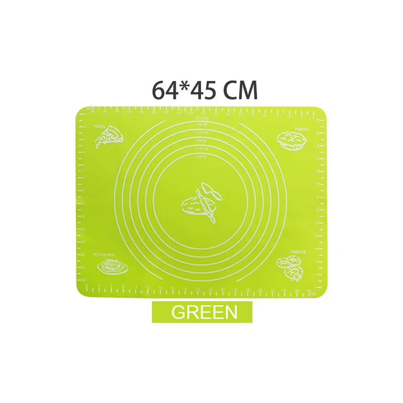 Silicone Baking Mat Kneading Dough Mat Pizza Cake Sheet Liner Kitchen Cooking Grill Gadgets Bakeware Table Mats Pad Pastry Tools