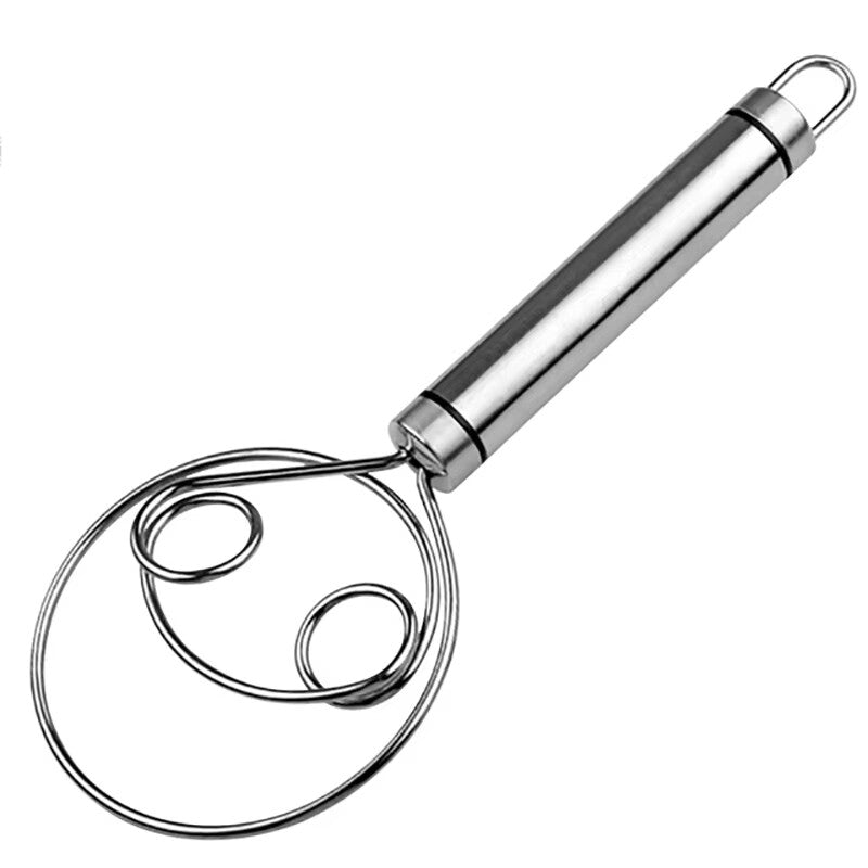 Premium Danish Dough Whisk Stainless Steel Bread & Sourdough Whisking Tool