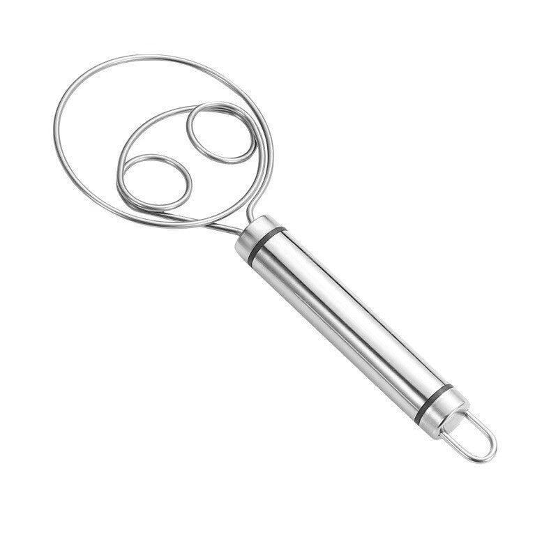 Premium Danish Dough Whisk Stainless Steel Bread & Sourdough Whisking Tool